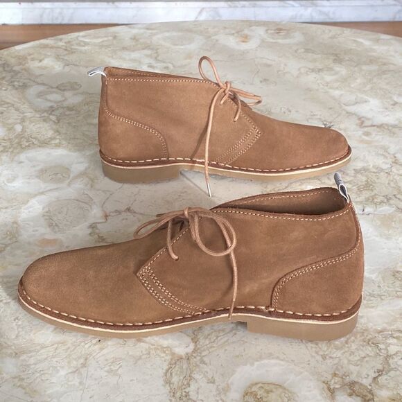Softmoc Suede Leather Chukka Desert Boots - Picture 4 of 12